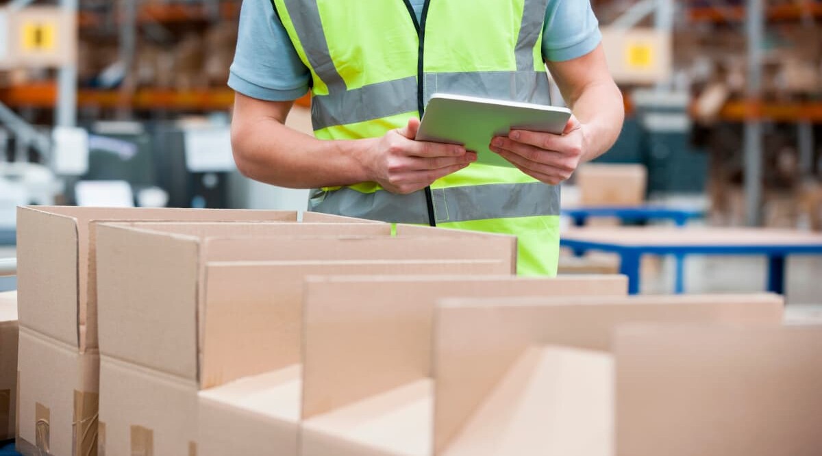 Verpackungen im Lager